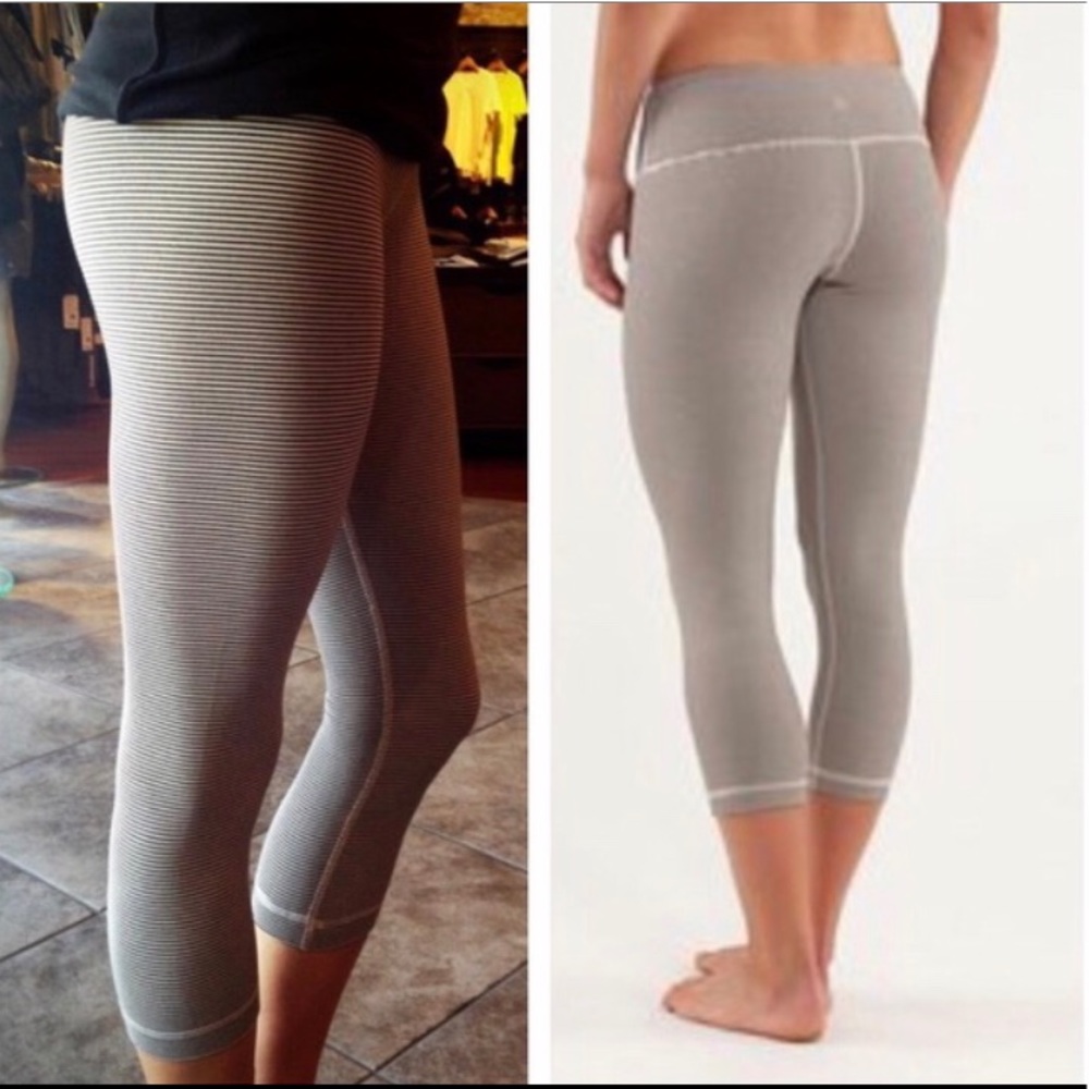 Rare Lululemon Wunder Under Cropped Legging